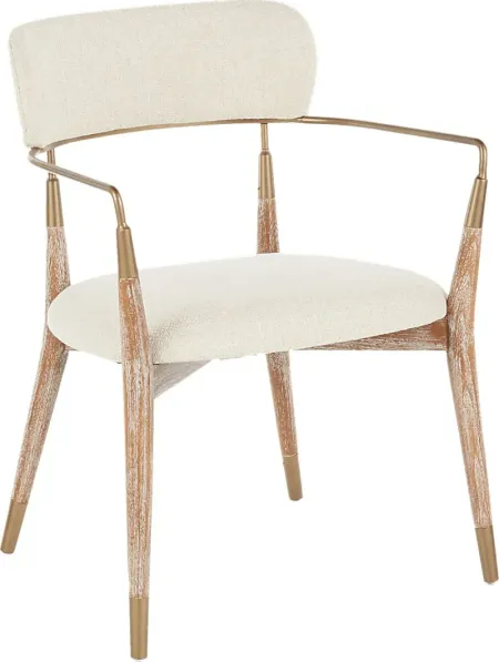 Mackling Cream Arm Chair, Set of 2