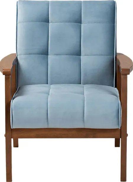 Eilla Blue Accent Chair