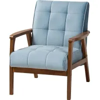Eilla Blue Accent Chair