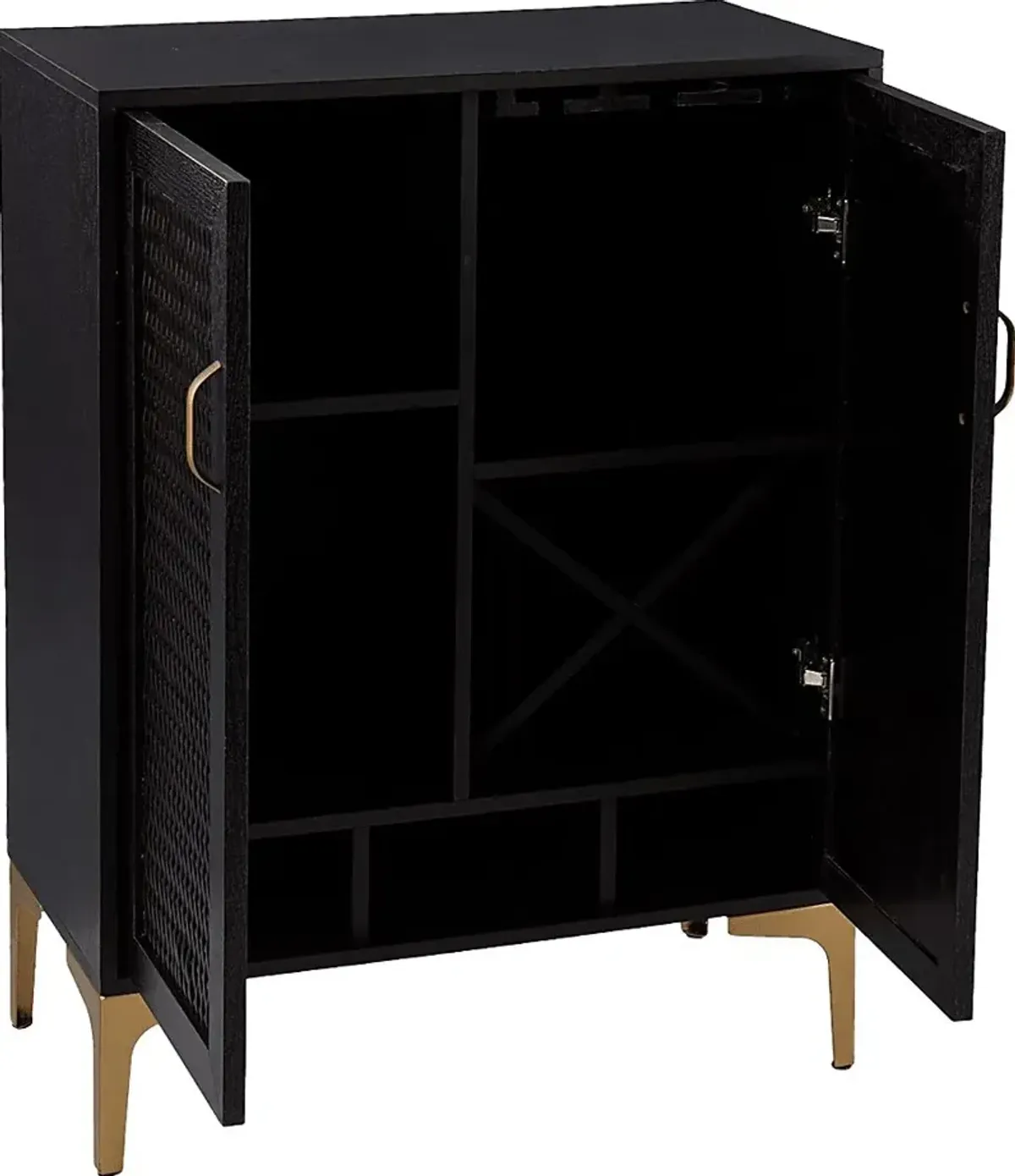 Tazwell Black Bar Cabinet