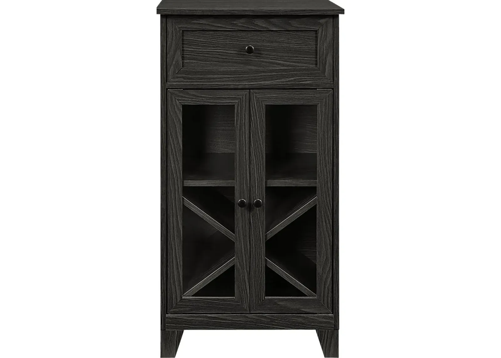 Micollet Gray Wine Cabinet