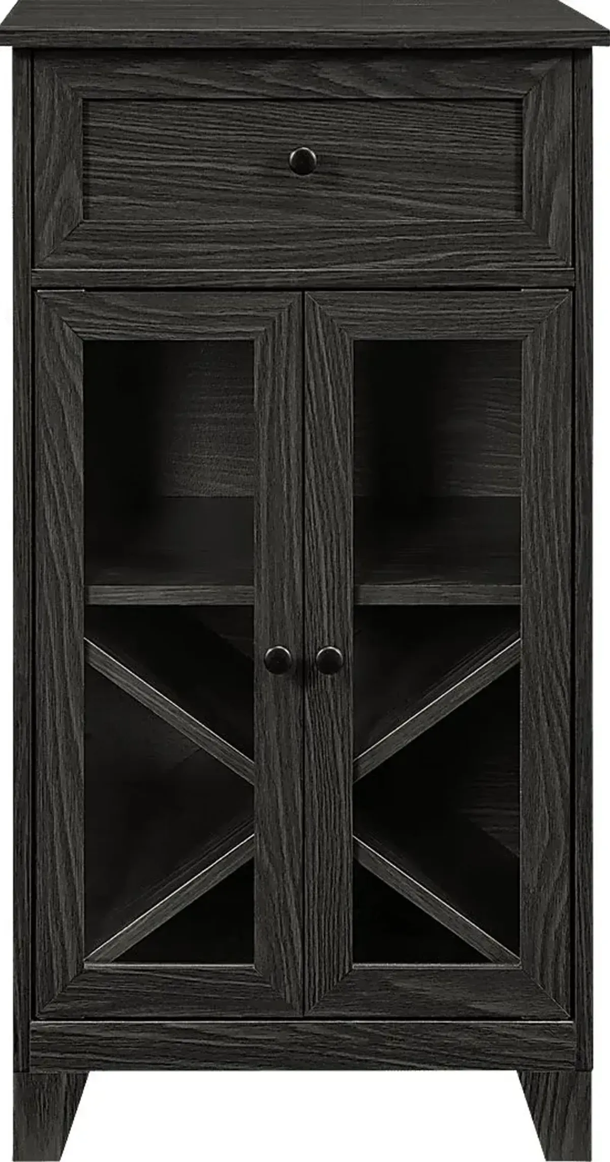 Micollet Gray Wine Cabinet