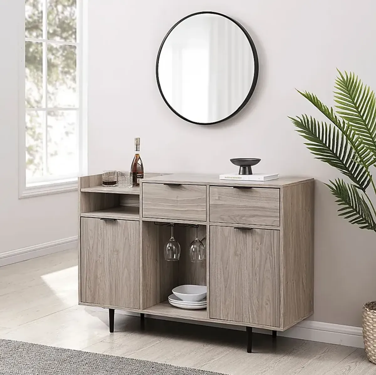 Sagebluff Birch Bar Cabinet