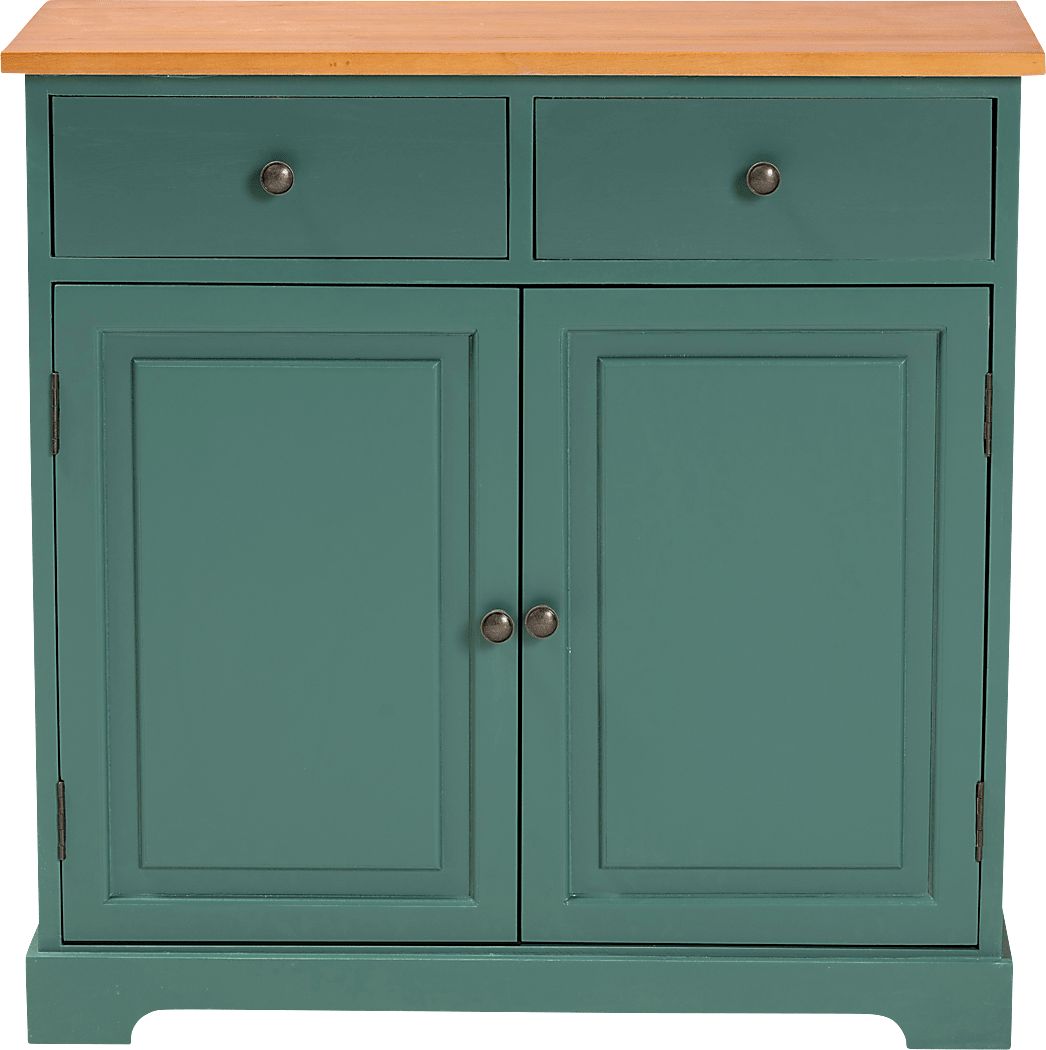 Owasco Turquoise Kitchen Cabinet