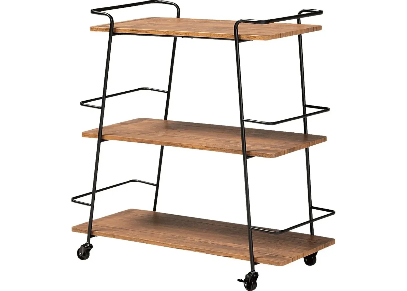 Tahyee Walnut Bar Cart