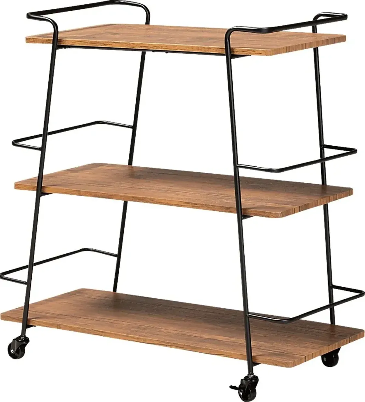 Tahyee Walnut Bar Cart