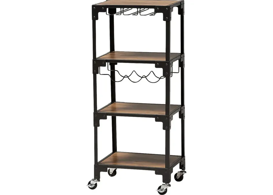 Lammer Black Bar Cart