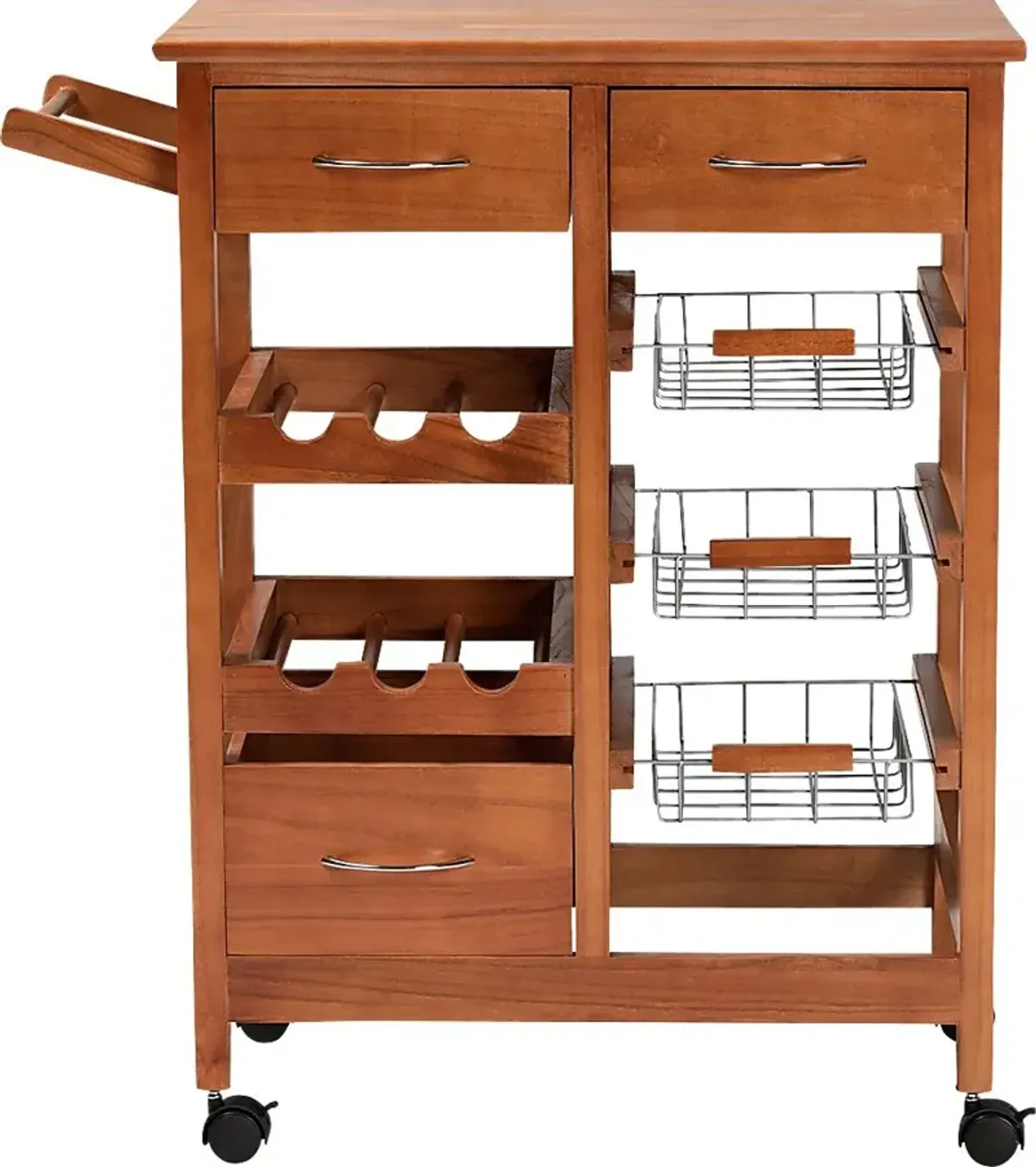 Hesser Oak Bar Cart