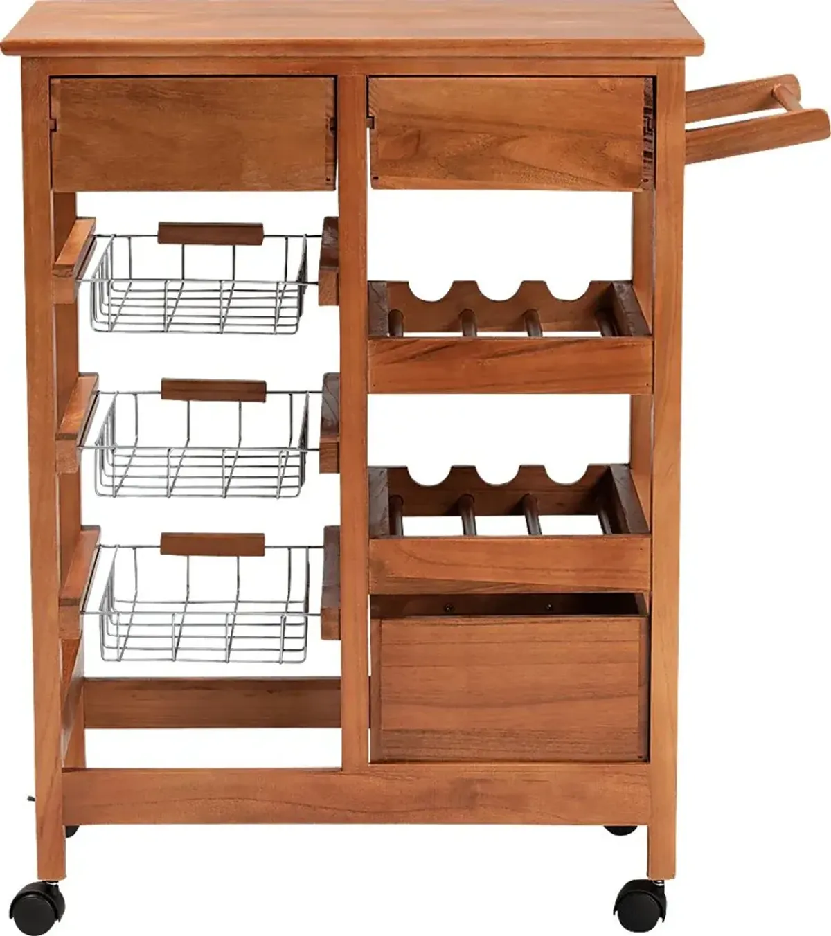 Hesser Oak Bar Cart