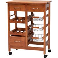 Hesser Oak Bar Cart