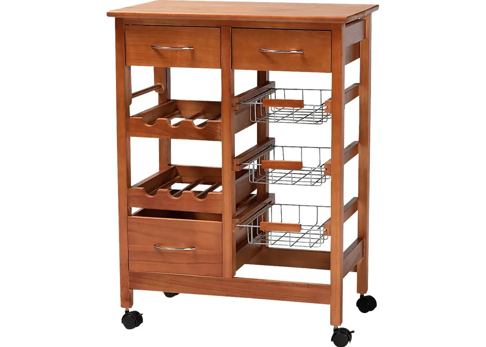 Hesser Oak Bar Cart