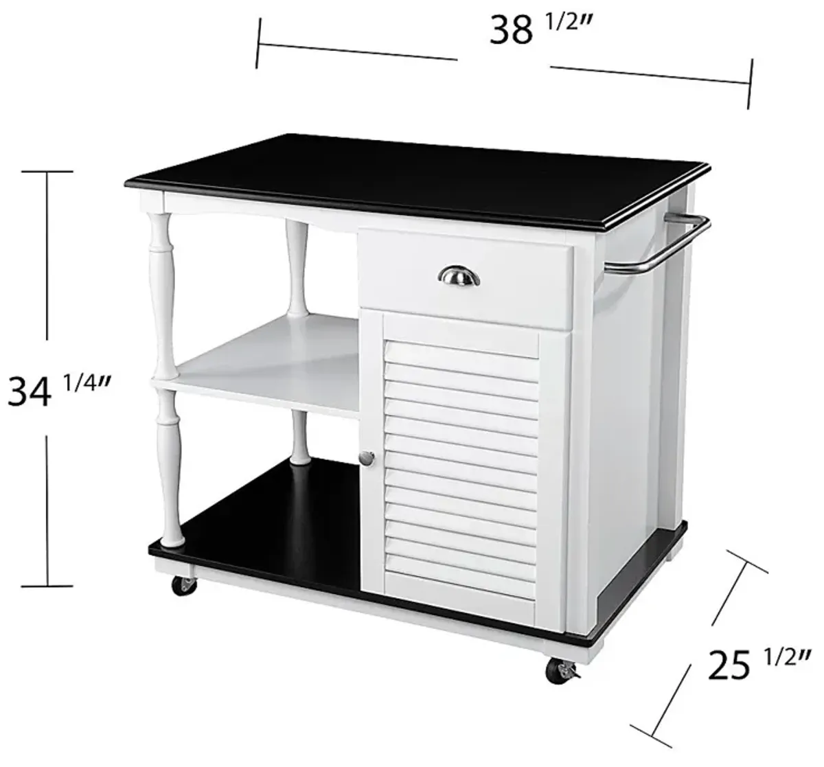 Kornmeyer White Kitchen Island