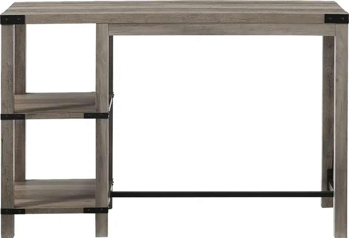 Purston Gray Kitchen Island