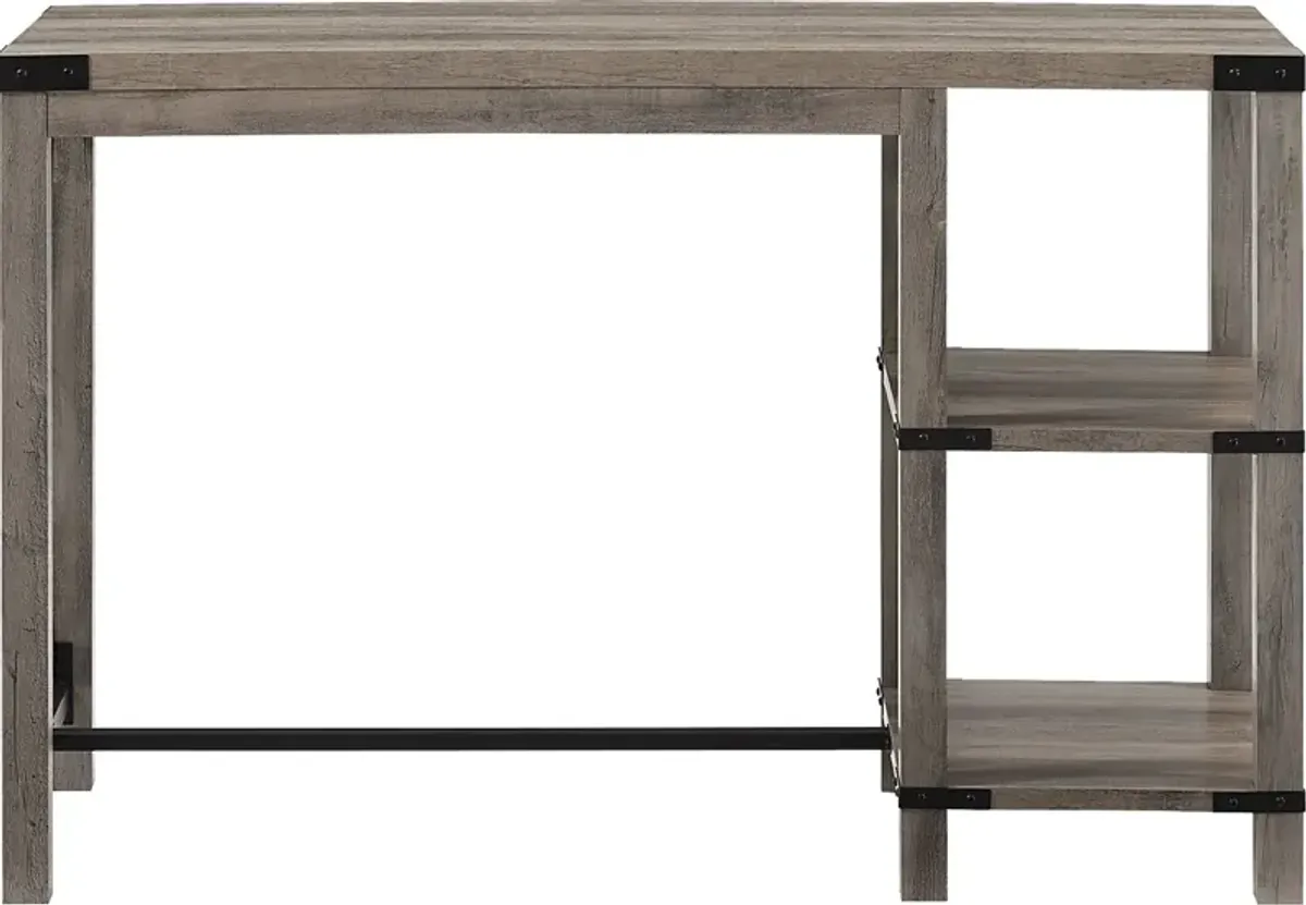 Purston Gray Kitchen Island