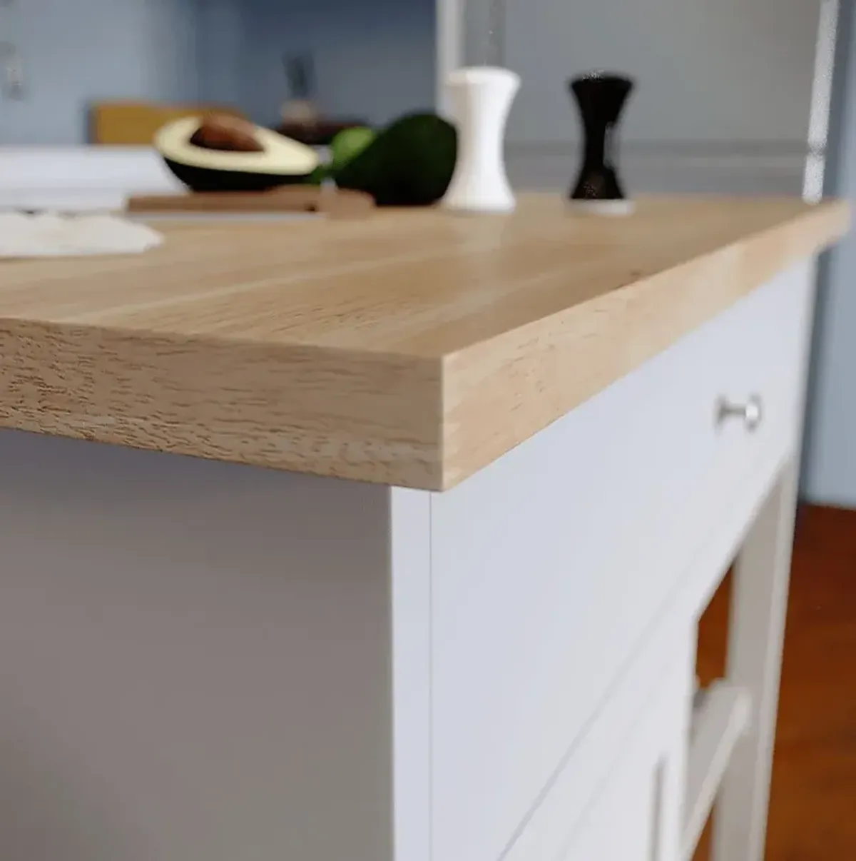 Wendsover Gray Kitchen Island