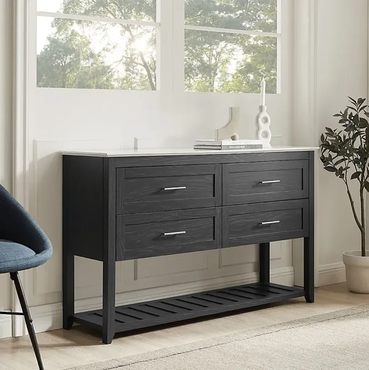 Vrettan Dark Gray Buffet