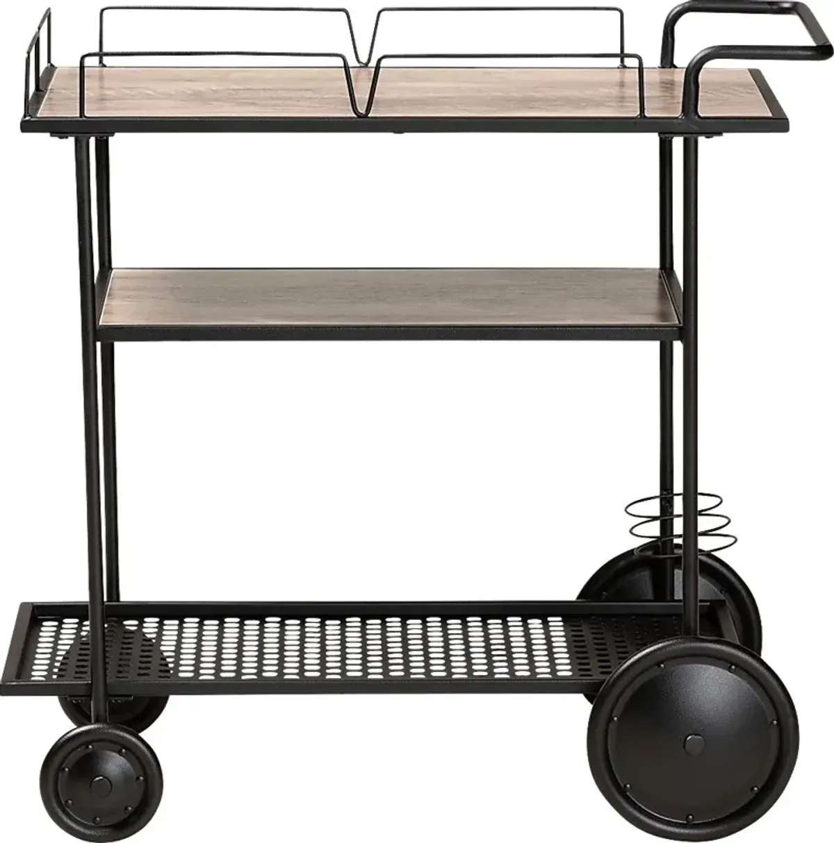 Tunbridge Black Bar Cart