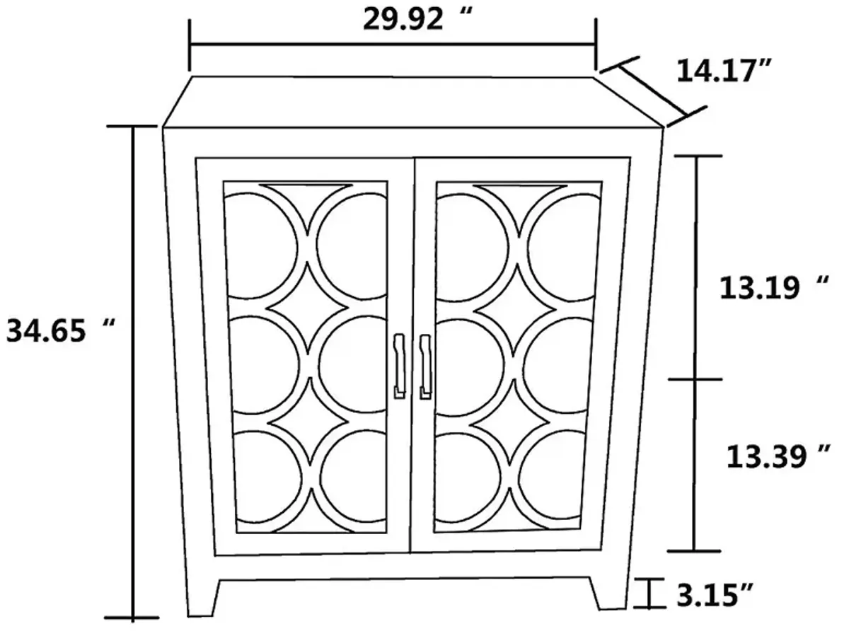 Campanario White Sideboard