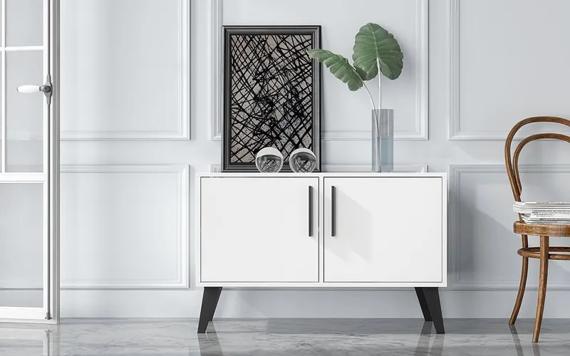 Exmore White Sideboard