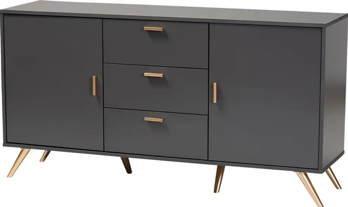 Aspinwall Dark Gray Sideboard