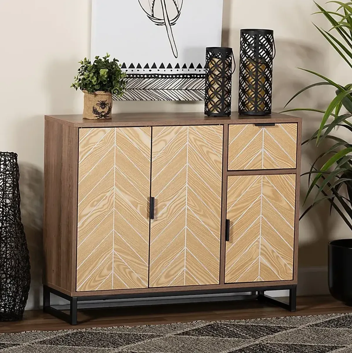 Bomarc Brown Sideboard