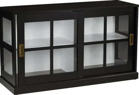 Kimmeridge Black Curio Cabinet