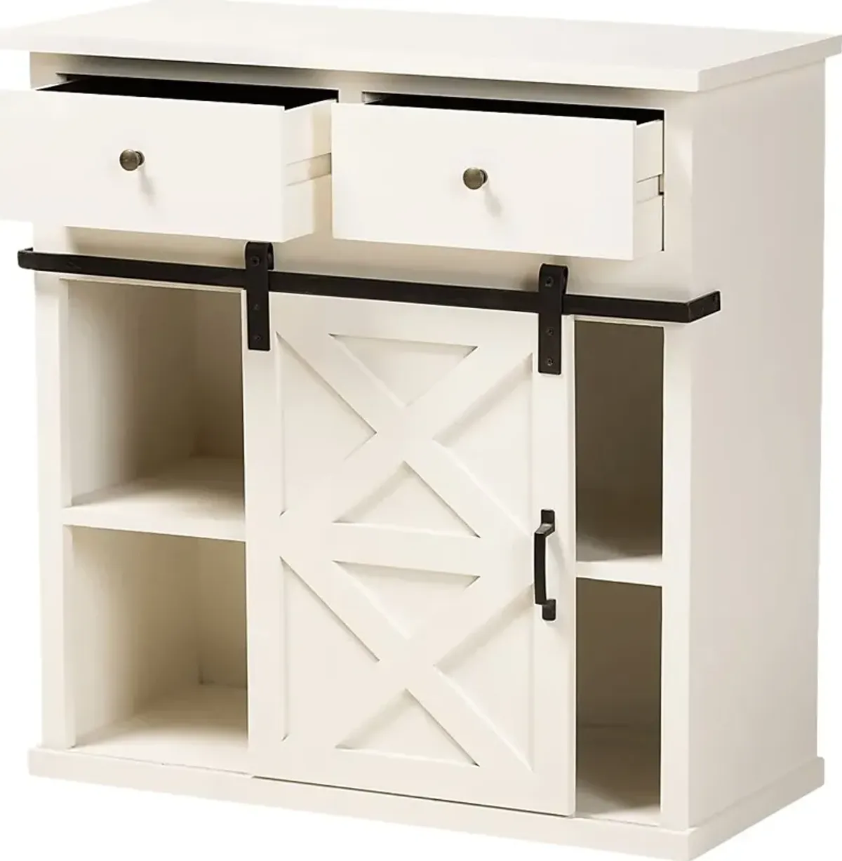 Clarmar White Sideboard