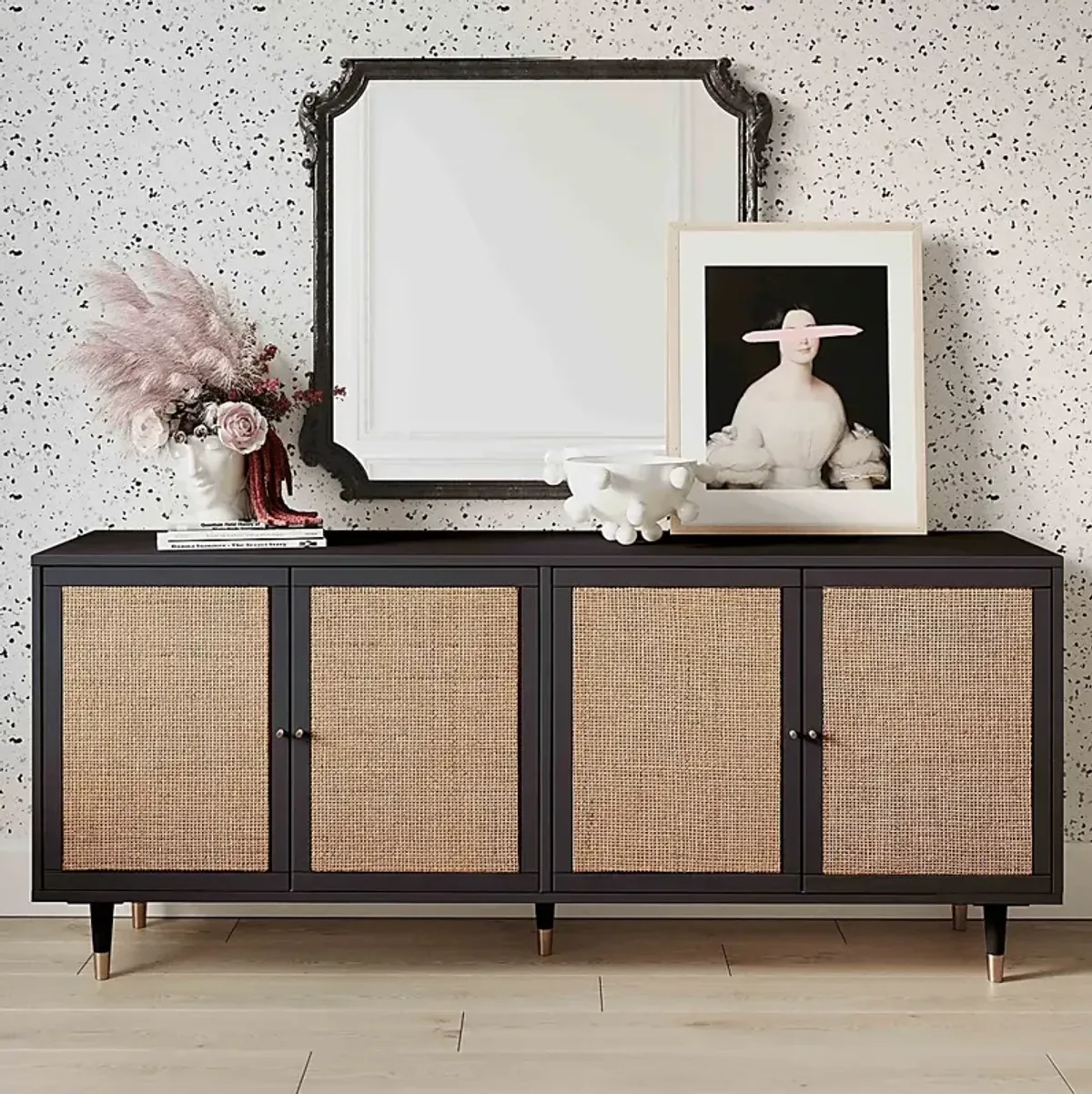 Canalers Black Sideboard