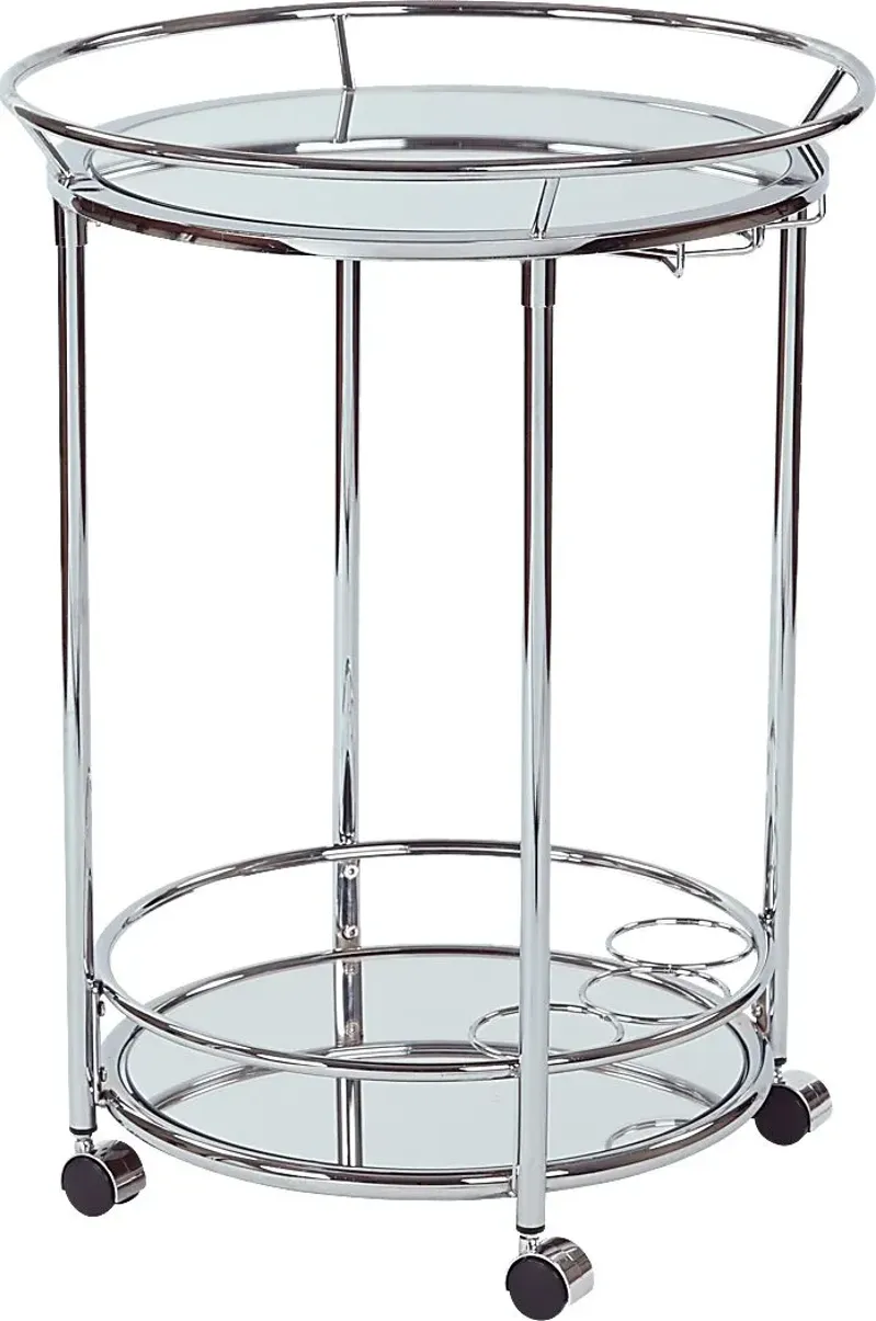 Brackenridge Silver Bar Cart