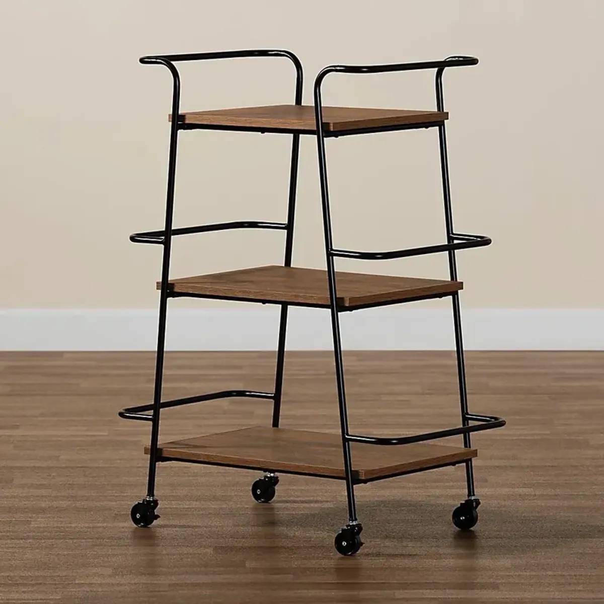 Algona Brown Bar Cart