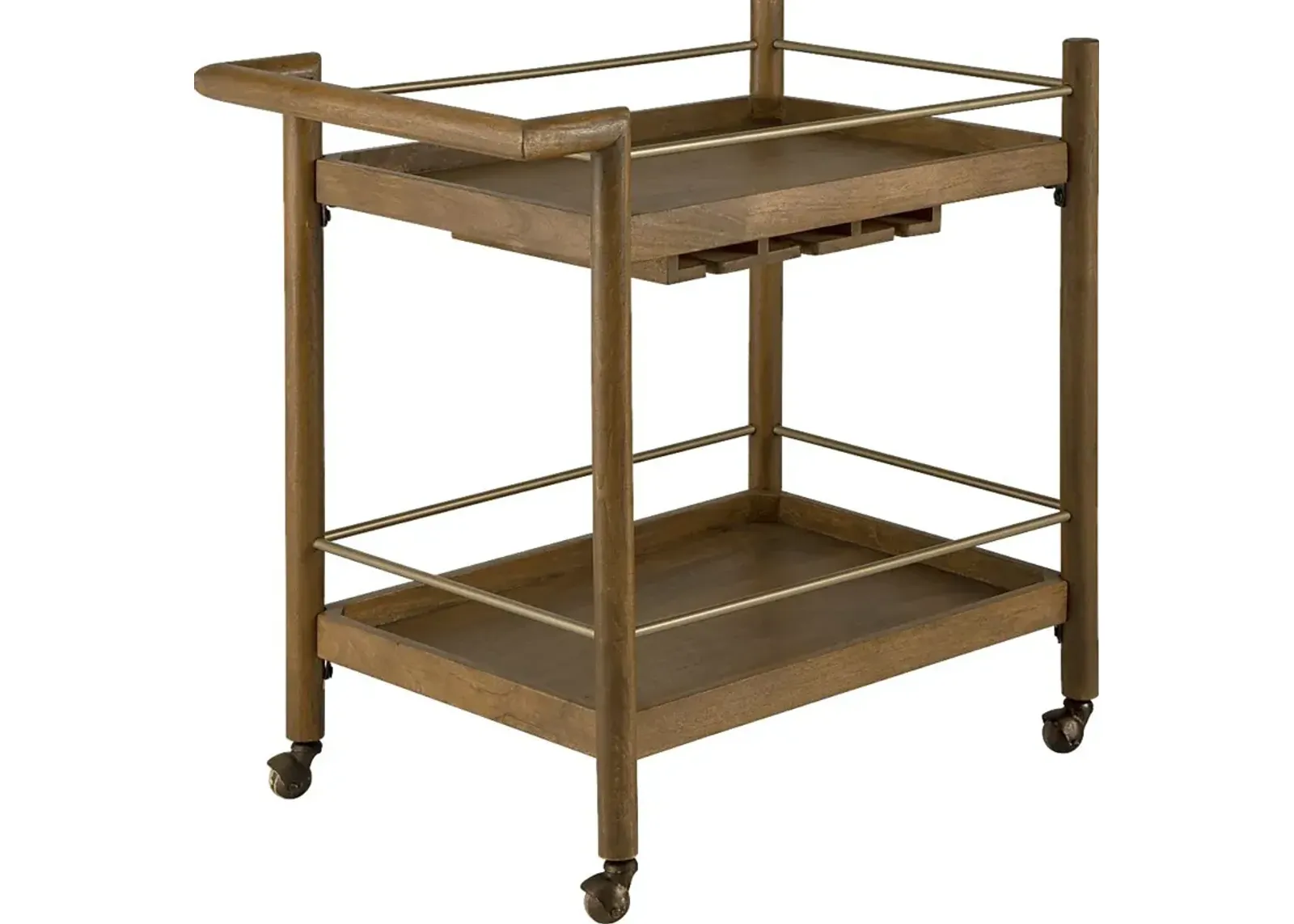 Calie Brown Bar Cart