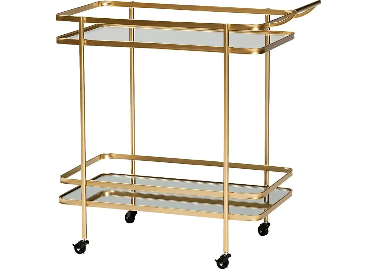 Coveview Yellow Bar Cart