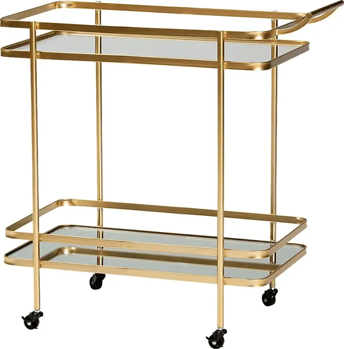 Coveview Yellow Bar Cart