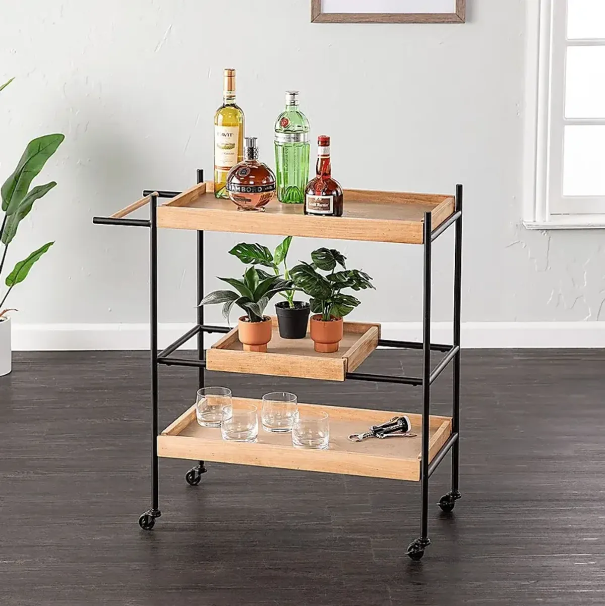 Monodra Natural Bar Cart