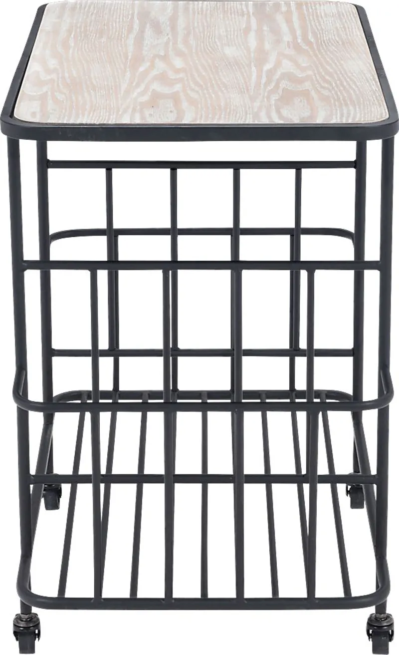 Bromley Black Bar Cart