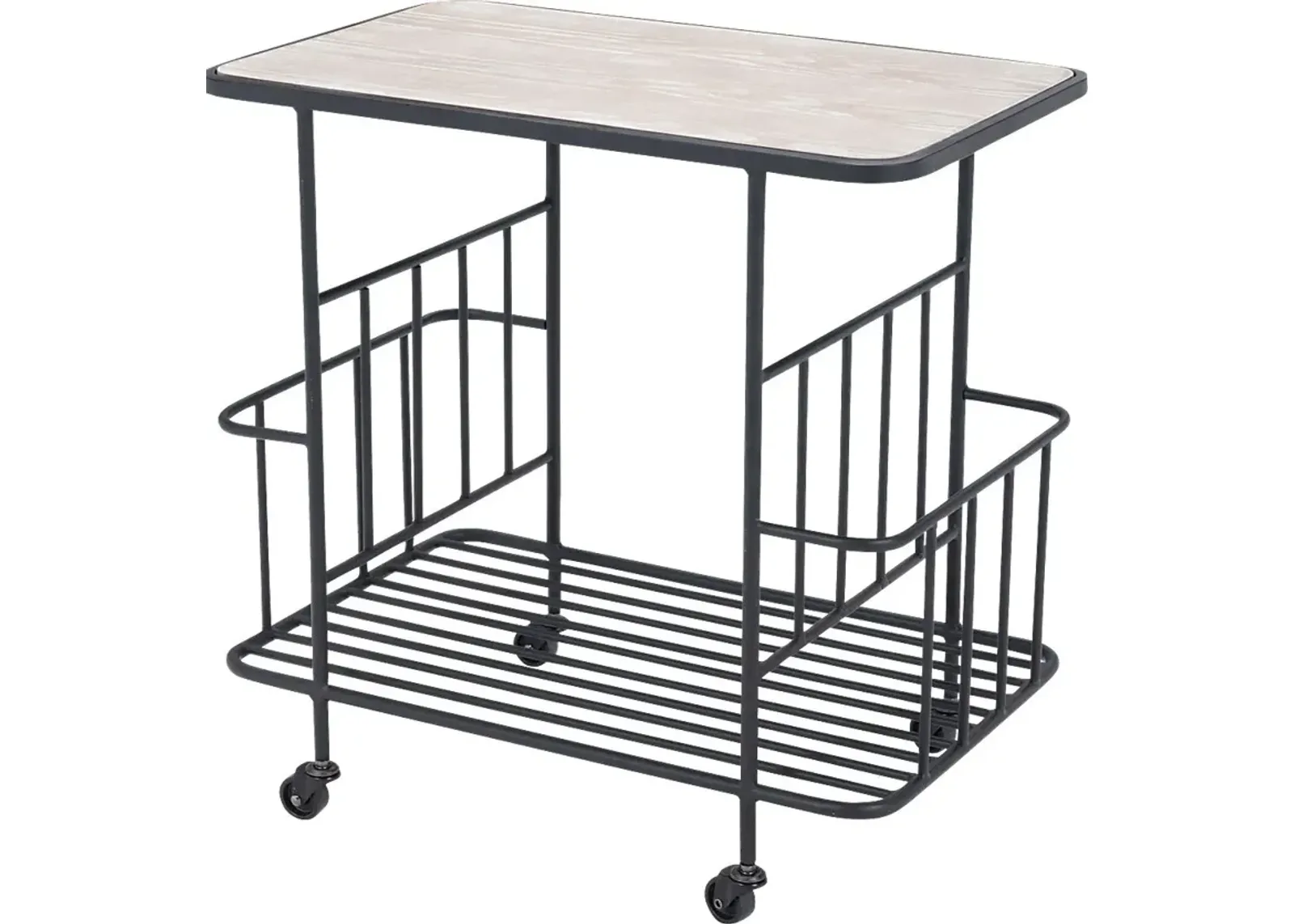 Bromley Black Bar Cart