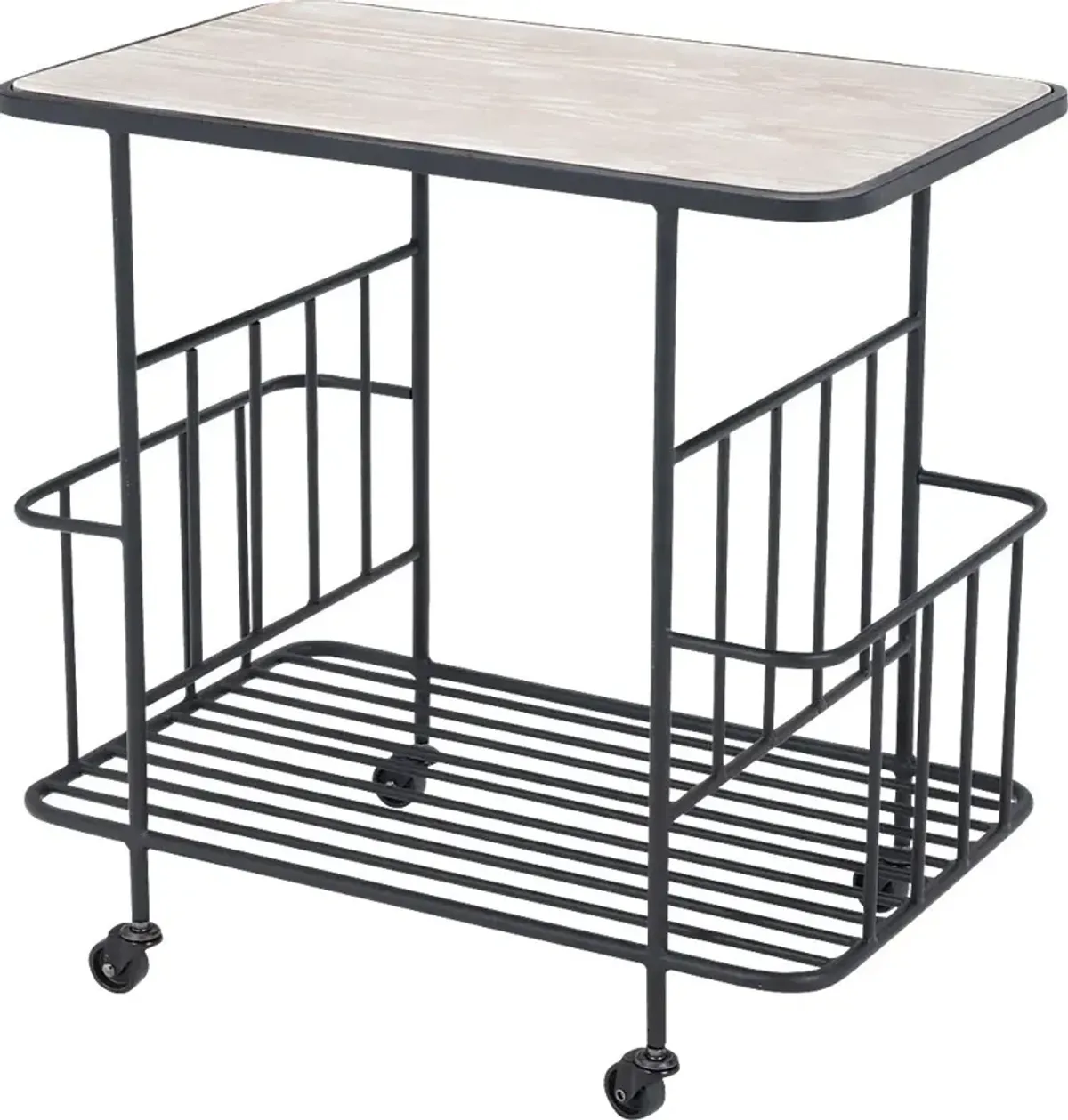 Bromley Black Bar Cart