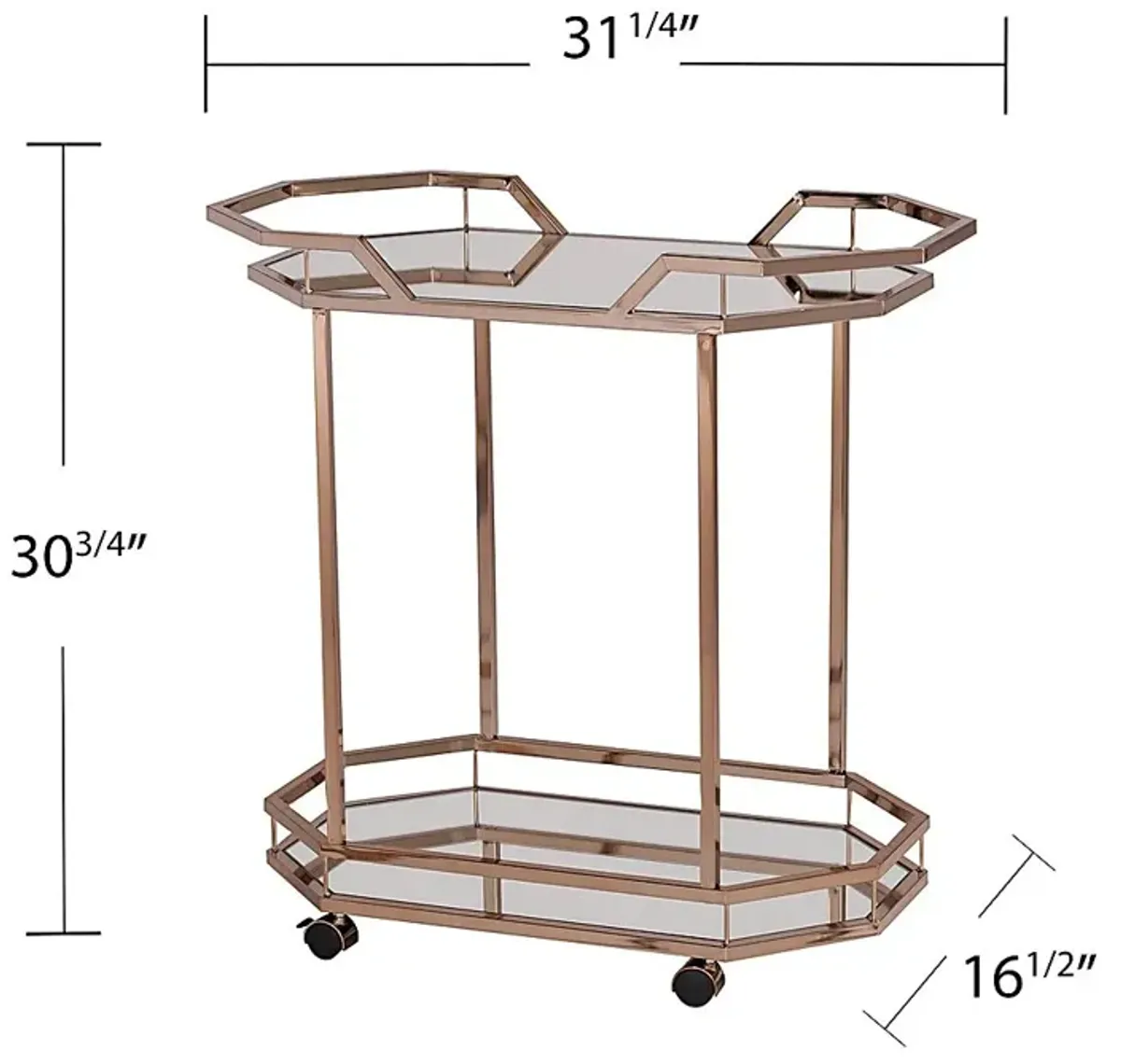 Kilmarnock Champagne Bar Cart