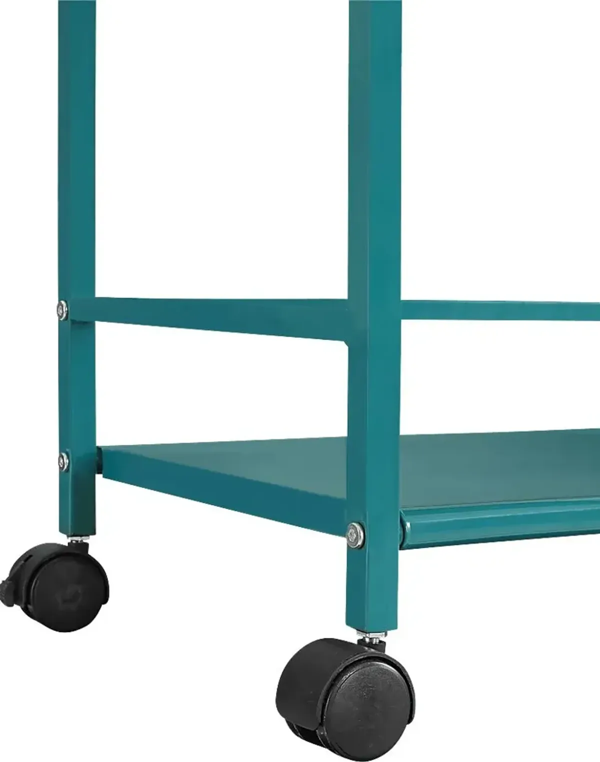 Pasque Teal Bar Cart