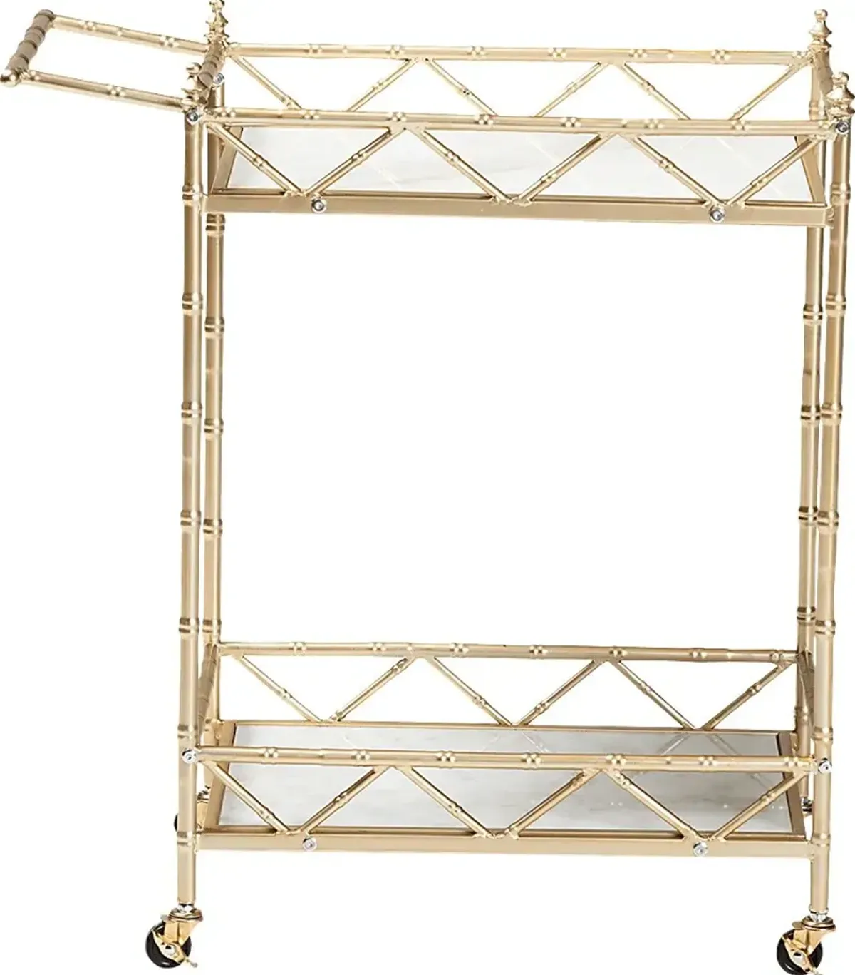 Ethelyn Gold Bar Cart