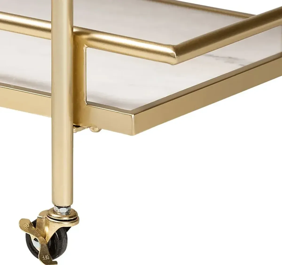 Foeller Gold Bar Cart