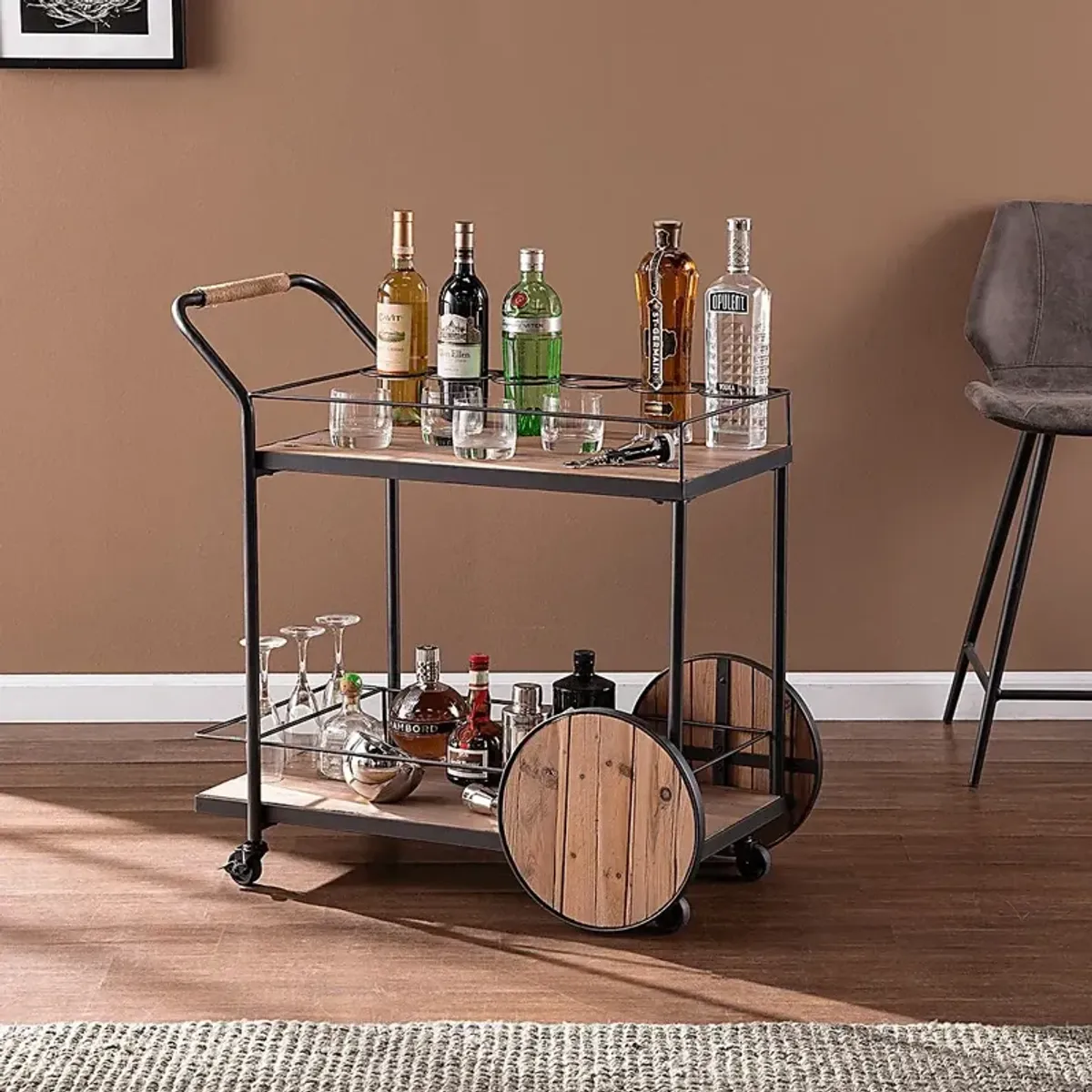 Craddock Natural Barcart