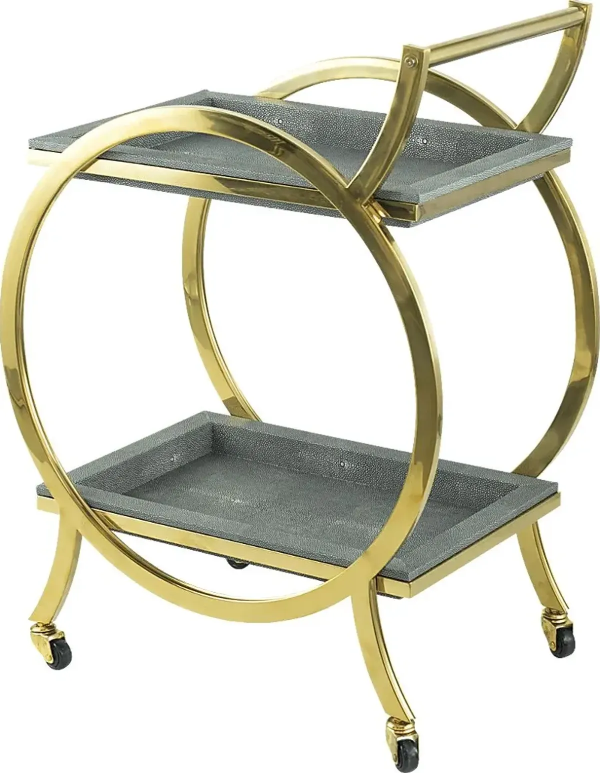 Maebelle Gray Bar Cart