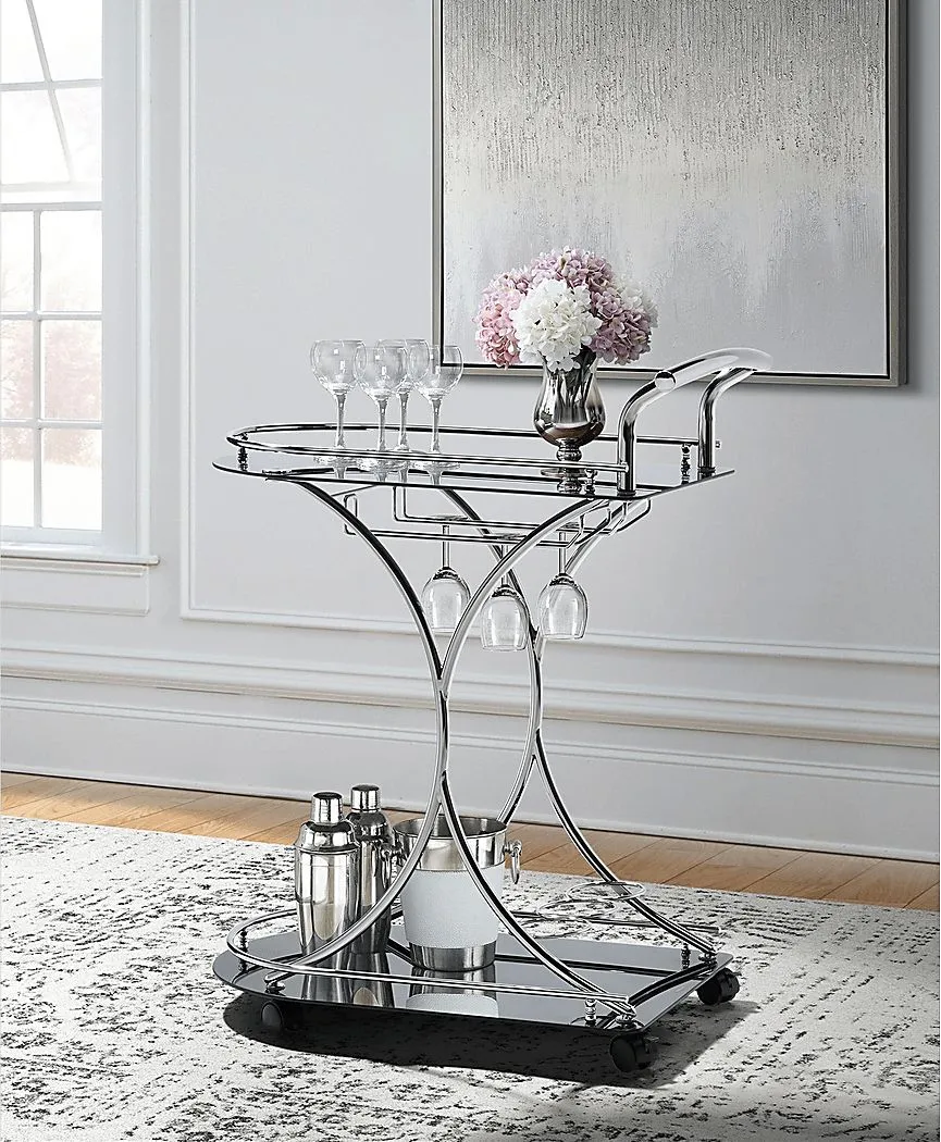 Akahi Black Bar Cart