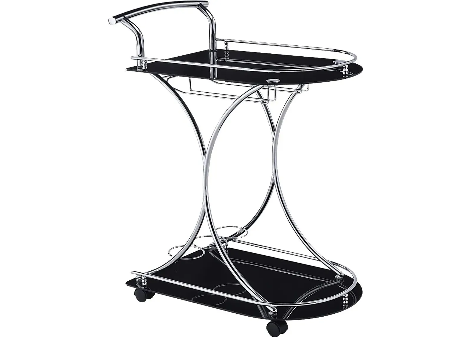 Akahi Black Bar Cart