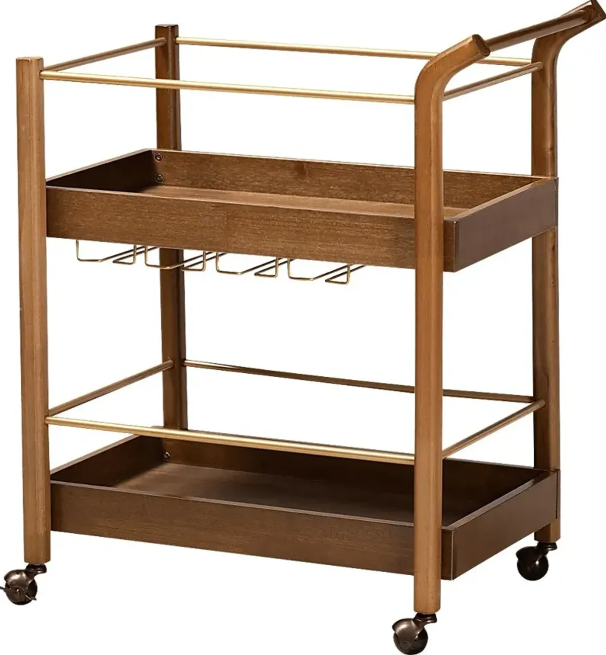 Clayytton Brown Bar Cart