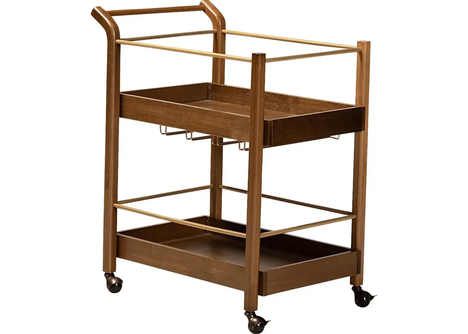 Clayytton Brown Bar Cart