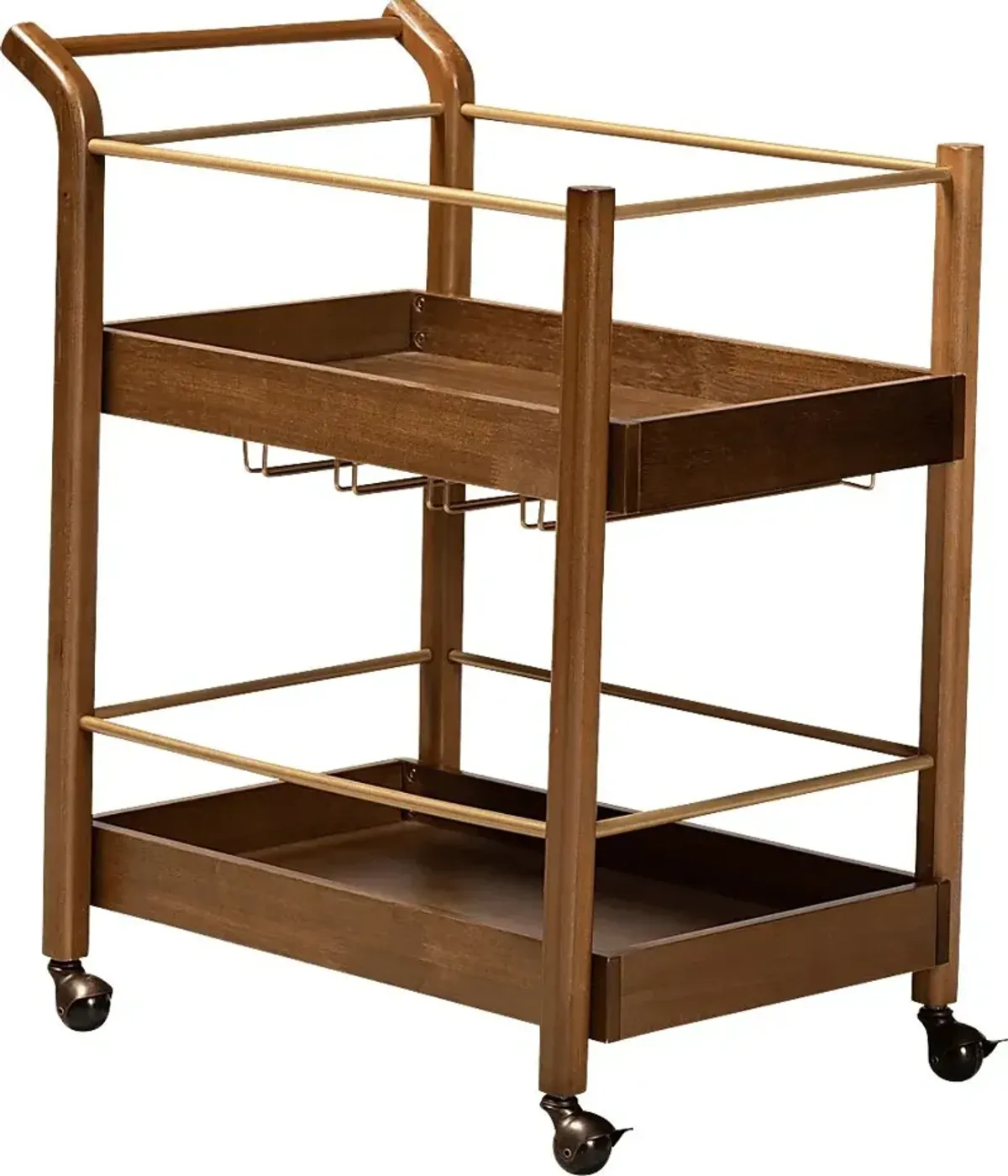 Clayytton Brown Bar Cart