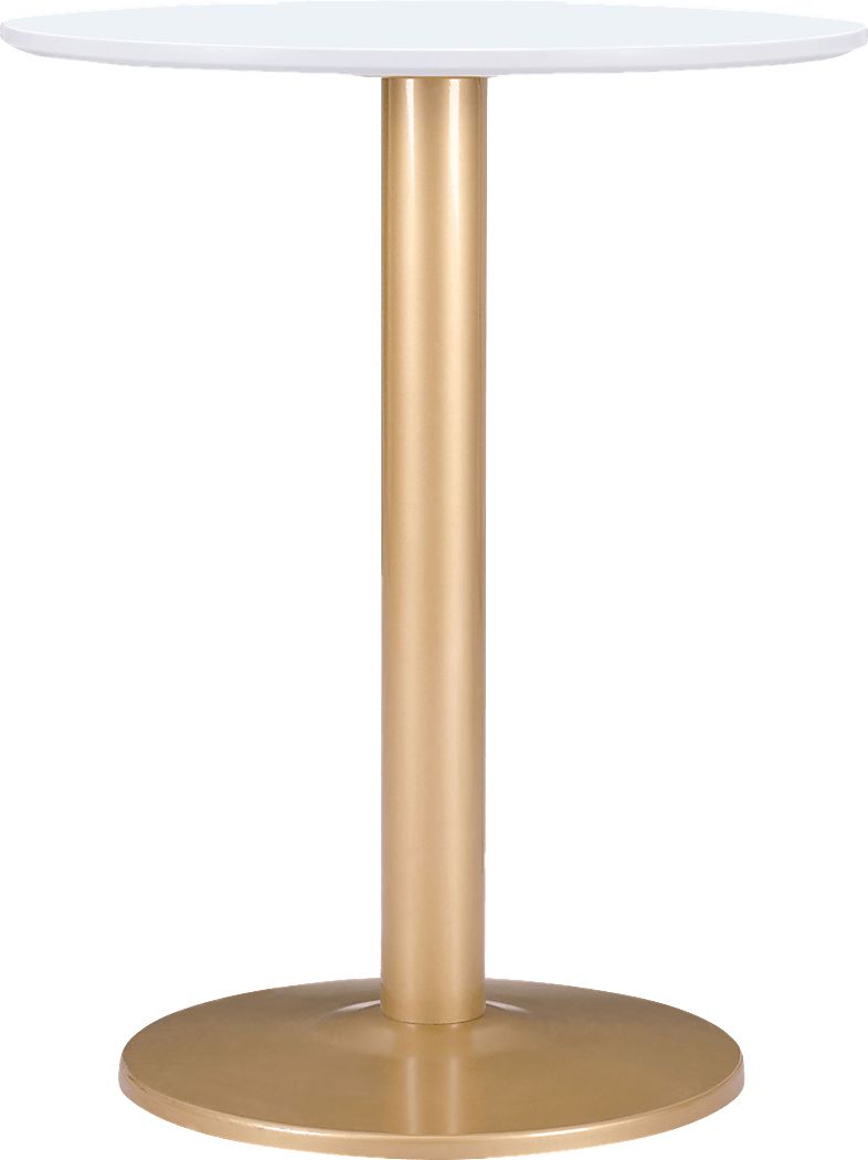 Thisbe Gold Round Bistro Table