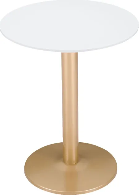 Thisbe Gold Round Bistro Table
